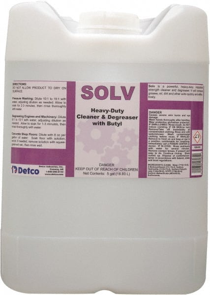 Cleaner: 5 gal Drum Liquid, Butyl-Based, Unscented