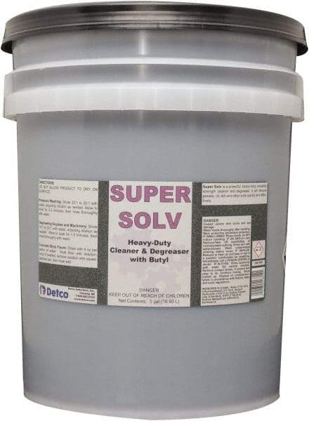 Detco - 5 Gal Bucket Cleaner/Degreaser - Liquid, Butyl-Based, Unscented - Exact Industrial Supply