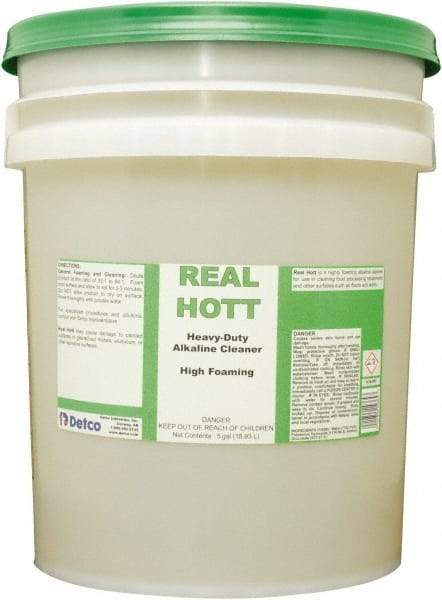 Detco - 5 Gal Bucket Cleaner/Degreaser - Liquid, Alkaline, Unscented - Exact Industrial Supply