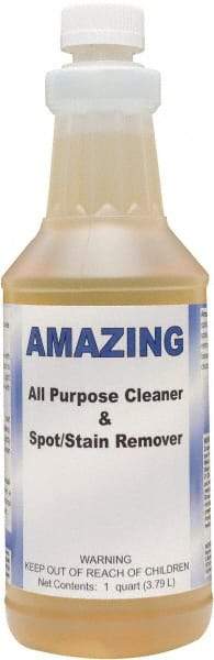 Detco - 32 oz Bottle Spot/Stain Cleaner - Liquid, Butyl-Based, Unscented - Exact Industrial Supply