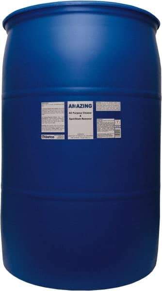 Detco - 55 Gal Drum Spot/Stain Cleaner - Liquid, Butyl-Based, Unscented - Exact Industrial Supply