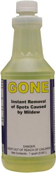 Detco - 32 oz Bottle Mildew Remover - Liquid, Water-Based, Unscented - Exact Industrial Supply