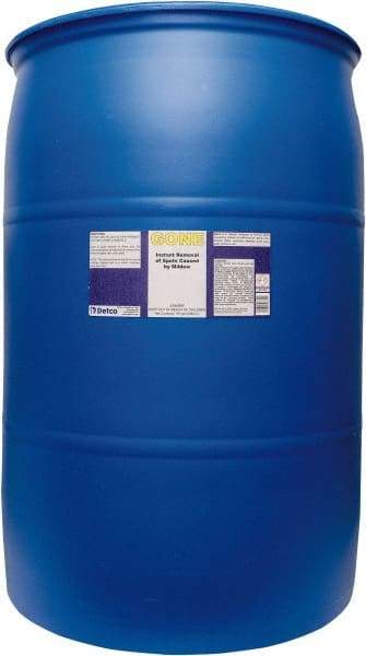 Detco - 55 Gal Drum Mildew Remover - Liquid, Water-Based, Unscented - Exact Industrial Supply