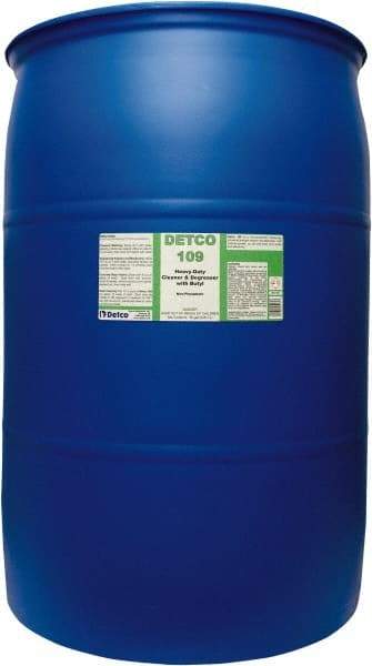 Detco - 55 Gal Drum Cleaner/Degreaser - Liquid, Butyl-Based, Unscented - Exact Industrial Supply