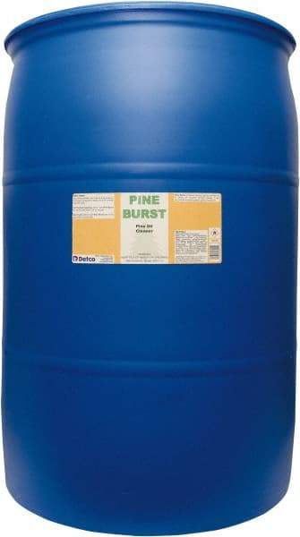 Detco - 55 Gal Drum All-Purpose Cleaner - Liquid, Water-Based, Pine - Exact Industrial Supply