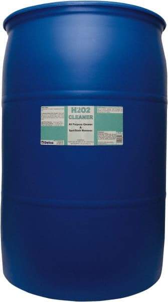 Detco - 55 Gal Drum All-Purpose Cleaner - Liquid, Peroxide, Unscented - Exact Industrial Supply