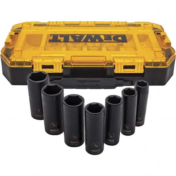 DeWALT - Socket Sets Measurement Type: Inch Drive Size: 1/2 - Exact Industrial Supply
