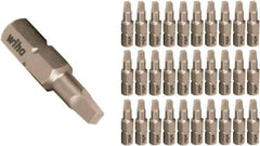 Wiha - 1/4" Drive, #2 Insert Screwdriver Bit - 25mm OAL - Exact Industrial Supply