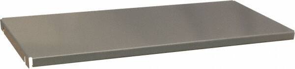 Durham - Gray, Steel, Cabinet Shelf - 59-1/2" Wide x 16-3/8" Deep x 3" High Body - Exact Industrial Supply