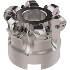 Seco - 50mm Cut Diam, 6mm Max Depth, 22mm Arbor Hole, 6 Inserts, RNMU12.. Insert Style, Indexable Copy Face Mill - R220.28 Cutter Style, 12,500 Max RPM, 40mm High, Through Coolant, Series R220 - Exact Industrial Supply