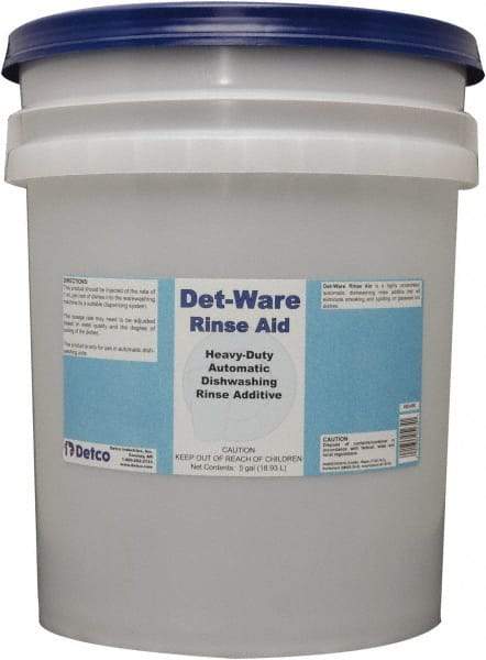 Detco - 5 Gal Pail Automatic Dishwashing Liquid - Unscented - Exact Industrial Supply