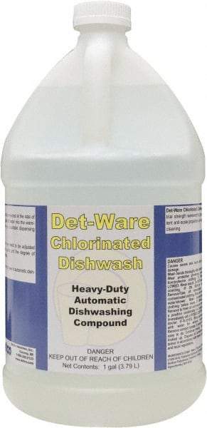 Detco - 1 Gal Bottle Automatic Dishwashing Liquid - Unscented - Exact Industrial Supply