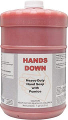 Detco - 1 Gal Bottle Gel Hand Cleaner with Grit - Red, Cherry Scent - Exact Industrial Supply