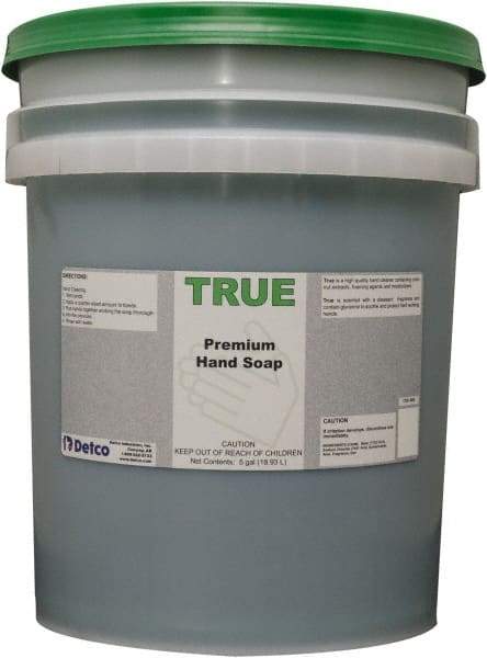 Detco - 5 Gal Pail Liquid Hand Cleaner - Green, Herbal Scent - Exact Industrial Supply