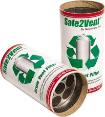 Made in USA - Trash Compactor/Crusher Replacement Carbon Filter - 4" Wide x 8" Long x 8" High, For Aerosol Can Deflators - Exact Industrial Supply