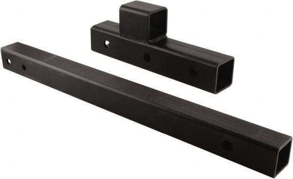 Erickson Manufacturing - Steel Tailgate Extender High Mount Adapter - 2" Wide x 24" Long, Black, For Use with The Big Bed Sr. & The Big Bed Jr. - Exact Industrial Supply