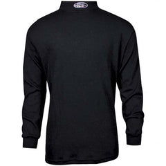 National Safety Apparel - Size L Black Flame Resistant/Retardant Long Sleeve Base Layer Shirt - Exact Industrial Supply