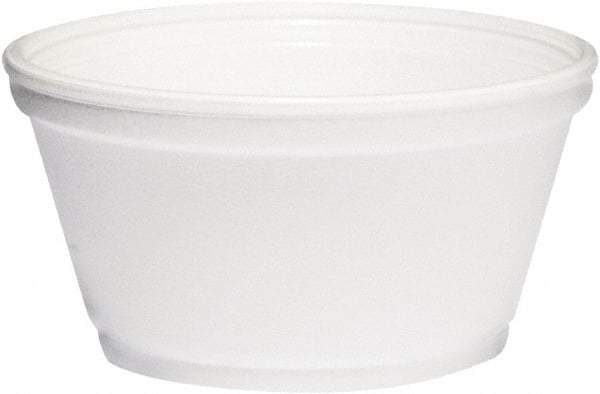 DART - Foam Container, 8 oz, 1000/Carton - White - Exact Industrial Supply
