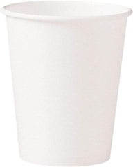 Solo - Polycoated Hot Paper Cups, 10 oz - White - Exact Industrial Supply