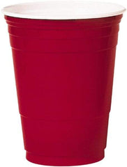 Solo - Plastic Party Cold Cups, 16 oz - Red - Exact Industrial Supply