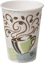 Dixie - Hot Cups, Paper, 10 oz, 500/Carton - Coffee Dreams Design - Exact Industrial Supply