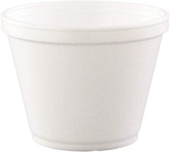 DART - Food Containers, Foam, 12 oz, 25/Bag, 20 Bags/Carton - White - Exact Industrial Supply