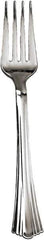 WNA - Heavyweight Plastic Forks, Reflections Design, Silver, 600/Carton - Silver - Exact Industrial Supply