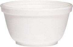 DART - Foam Bowls, 10 Ounces, Round - White - Exact Industrial Supply