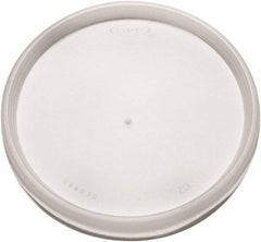 DART - Plastic Lids, for 8, 12, 16 oz Hot/Cold Foam Cups, Vented, 1000/Carton - Translucent - Exact Industrial Supply