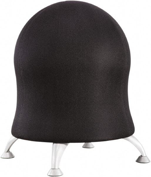 Safco - Black Nylon Ball Chair - 19" Wide x 23" High - Exact Industrial Supply