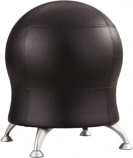 Safco - Black Vinyl Ball Chair - 18-3/4" Wide x 23" High - Exact Industrial Supply