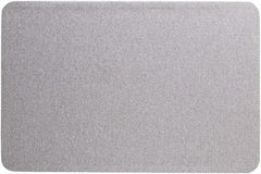 Quartet - 36" Wide x 24" High Cork Bulletin Board - Fabric, Gray - Exact Industrial Supply