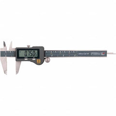 Fowler - 0 to 6" Range, 0.01mm Resolution, IP67 Electronic Caliper - Exact Industrial Supply