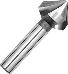 Magafor - 12.4mm Head Diam, 5/16" Shank Diam, 90° Solid Carbide Countersink - Exact Industrial Supply