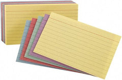 OXFORD - 100 Index Cards - 4 x 6" - Exact Industrial Supply