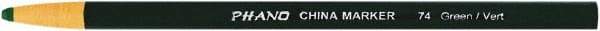 DIXON - Green China Marker - Soft Crayon Tip, Wax - Exact Industrial Supply