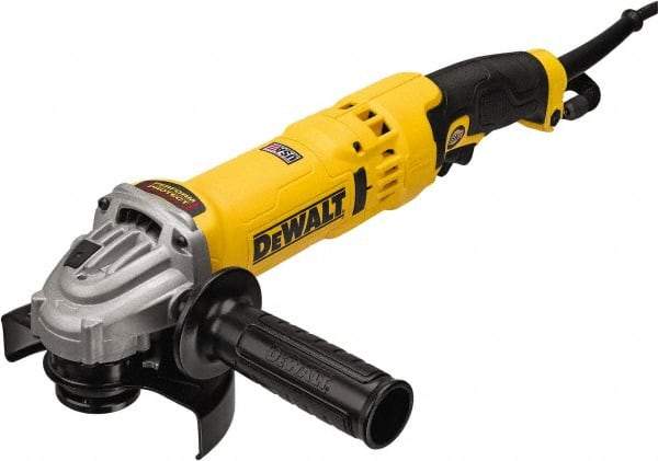 DeWALT - 4-1/2 & 5" Wheel Diam, 11,000 RPM, Corded Angle & Disc Grinder - 5/8-11 Spindle - Exact Industrial Supply