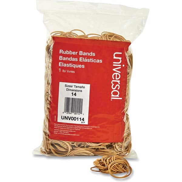 UNIVERSAL - Rubber Band Strapping Type: Rubber Band Circumference: 14 (Decimal Inch) - Exact Industrial Supply