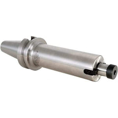 Techniks - BT40 Taper Face Mill Holder & Adapter - 1-1/2" Pilot Diam, 2.36" Arbor Length - Exact Industrial Supply