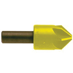 1/2X100D HSS 6FL 3/8 SK C/SINK-TIN - Exact Industrial Supply