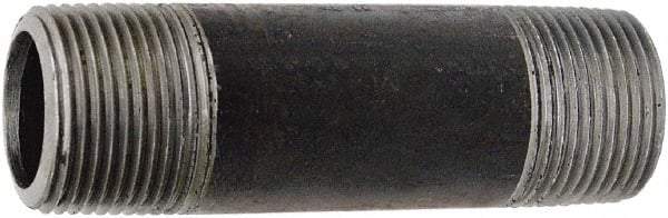 Value Collection - Schedule 160, 2-1/2" Diam x 3" Long Black Pipe Nipple - Threaded - Exact Industrial Supply