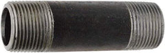 Value Collection - Schedule 160, 1-1/2" Diam x 6" Long Black Pipe Nipple - Threaded - Exact Industrial Supply