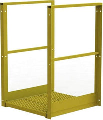 TRI-ARC - 44" Bridge Span - Crossover, 1,000 Lb Capacity, 44" Platform Height, 30" Base Width x 30" Base Depth, Perforated Tread - Exact Industrial Supply