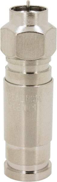 Ideal - Straight, F Type Compression Coaxial Connector - Compatible with RG11 - Exact Industrial Supply