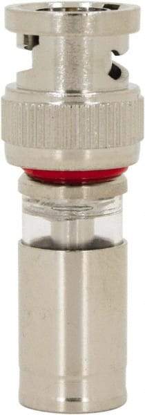 Ideal - Straight, BNC Compression Coaxial Connector - Compatible with RG59, Brass Body - Exact Industrial Supply