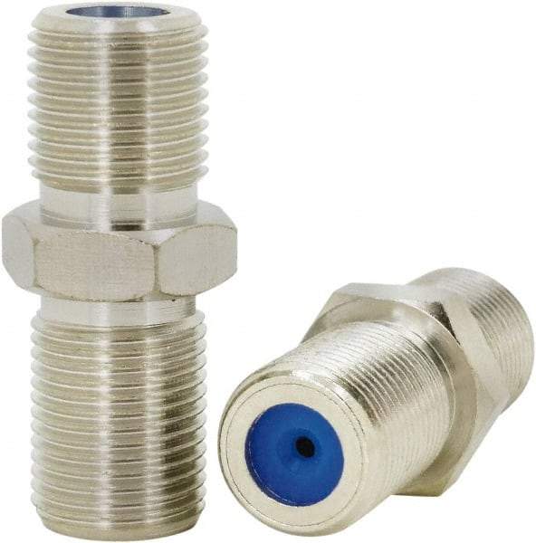 Ideal - 3 GHz, 75 Ohm, Straight, F Type Compression Coaxial Connector - Exact Industrial Supply