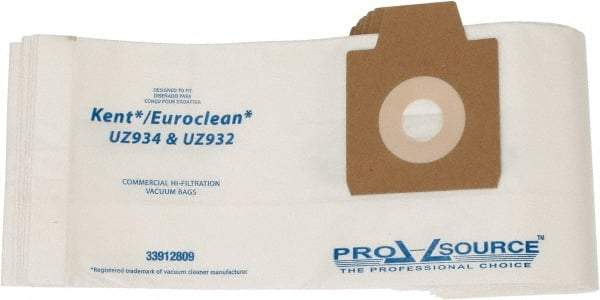 PRO-SOURCE - Meltblown Polypropylene & Paper Vacuum Bag - For Euroclean UZ934 & UZ932 Canisters - Exact Industrial Supply