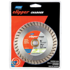 Wet & Dry Cut Saw Blade: 5″ Dia, 7/8 & 5/8″ Arbor Hole, 0.08″ Kerf Width, 1 Teeth High Speed Steel Teeth, Use on Ceramic Tile, Standard Arbor