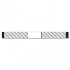 ‎4-1/8X.188 BZ150M75BAT1/4 - Exact Industrial Supply