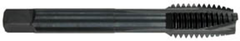 M12 x 1.75 Dia. - H11 - HSS - Nitride & Steam Oxide - +.005 Oversize Spiral Flute Tap - Exact Industrial Supply